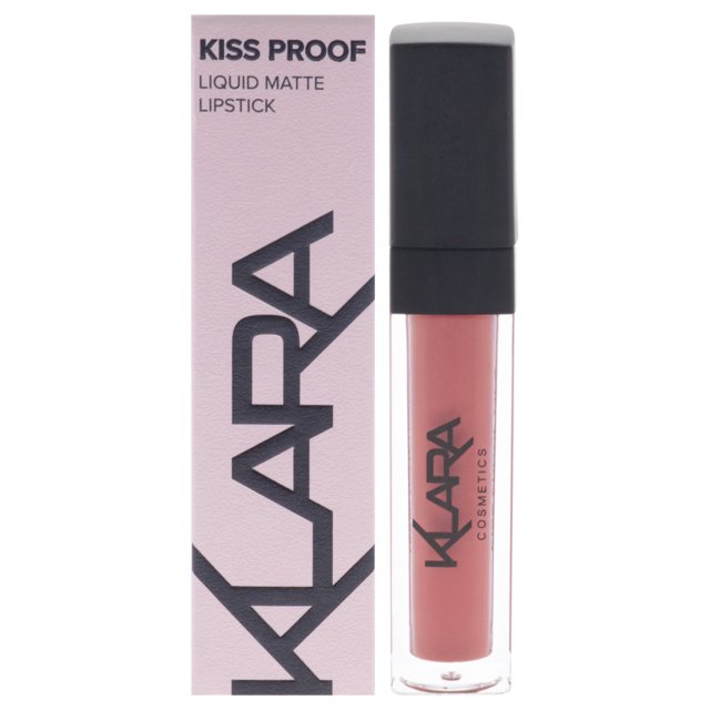 Rouge à Lèvres Liquide Mat Kiss Proof - 7 Sienna Nude par Klara pour Femmes - Rouge à Lèvres 0,27 oz