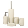thumbnail image 3 of Mainstays Graph Tumbler for Bath Storage, Durable Resin, Tan, 3 of 5