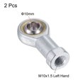 thumbnail image 3 of Uxcell Rod End Bearings Self lubricated Left Hand Female Thread 10mm, 3 of 6