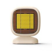 Qocolhg Small Space Heater, Portable Home Heater, Adjustable Electric Heater, Safe Desk Heater Fast Heating Heater Compact Space Heater Desk Heater Fan Indoor Room Heater Personal Space Heater Office