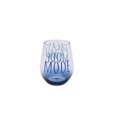 thumbnail image 1 of Mainstays Blue Plastic Stemless Wine Glass, 1 of 2