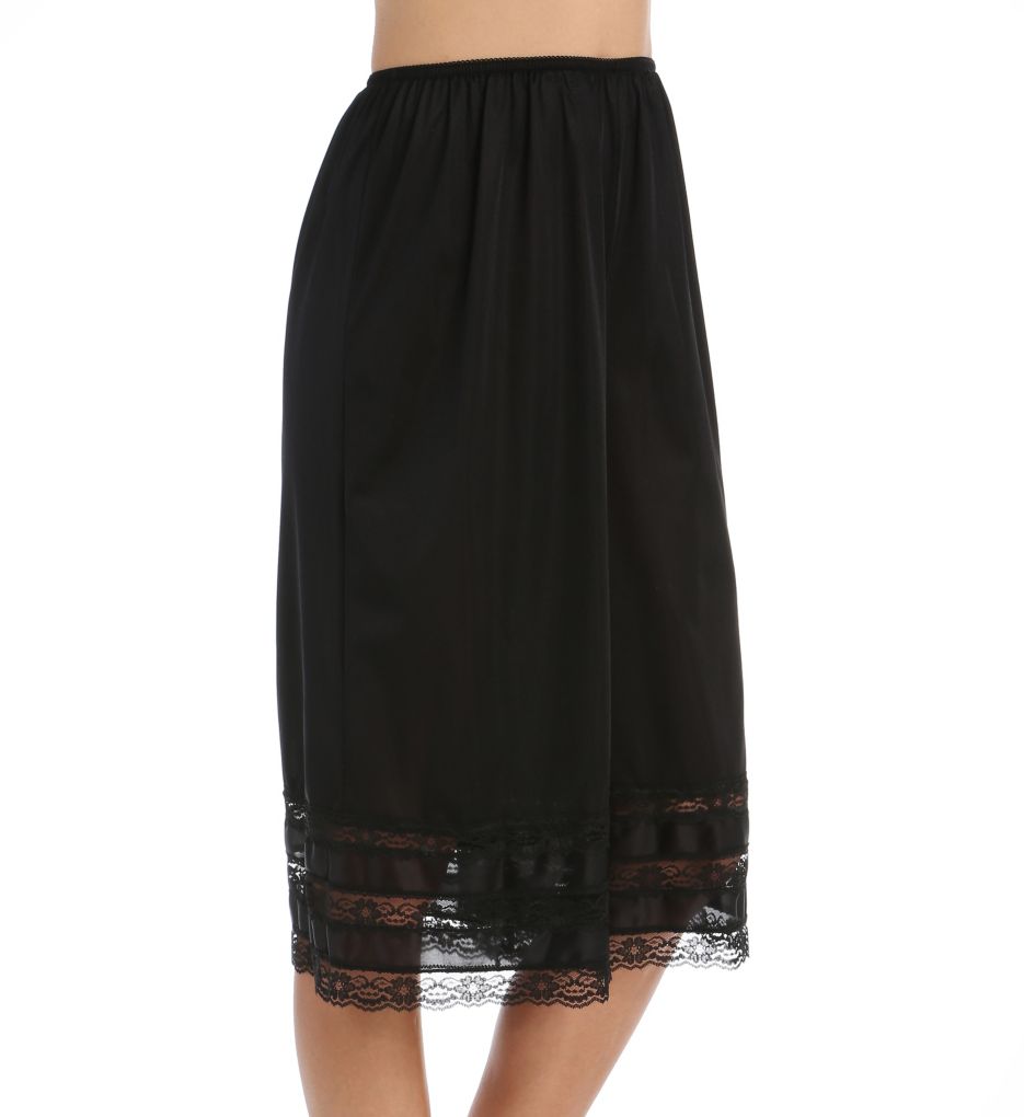Women's Shadowline 2402 Snip-it 26 Inch Culotte Slip (Black 3X)