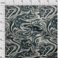 thumbnail image 3 of oneOone Polyester Spandex Teal Blue Fabric Abstracts Craft Projects Decor Fabric Printed By The Yard 56 Inch Wide, 3 of 4