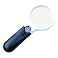 thumbnail image 1 of IROINID 45X Handheld 3 LED Light Magnifier For Reading Magnifying Glass Lens Jewelry, 1 of 2