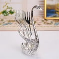 thumbnail image 1 of Dvkptbk Lunch Tableware Coffee Spoon Fruit Fork Stainless Steel Bar Dessert Spoon with Rack Household Tableware Home & Garden, 1 of 2