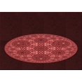 thumbnail image 1 of Ahgly Company Tapis Rectangulaire Lavable en Machine Rouge Brique, 8 Pieds x 12 Pieds, 1 of 7