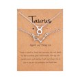 thumbnail image 1 of HOARBOEG Jewelry Sets Twelve Constellation Necklace Diamond Bracelet + Necklace Set Constellation Card Set, 1 of 1