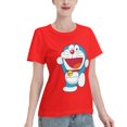 thumbnail image 2 of Women's Basic Short Sleeve T-Shirt Doraemon, 2 of 6