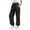 Black, variant on JUMEYU Track Pants Women Long Wide Leg Pants Woman Yoga Pants with Pockets Stretch Loose Casual Lounge Sweatpants (White,XL)