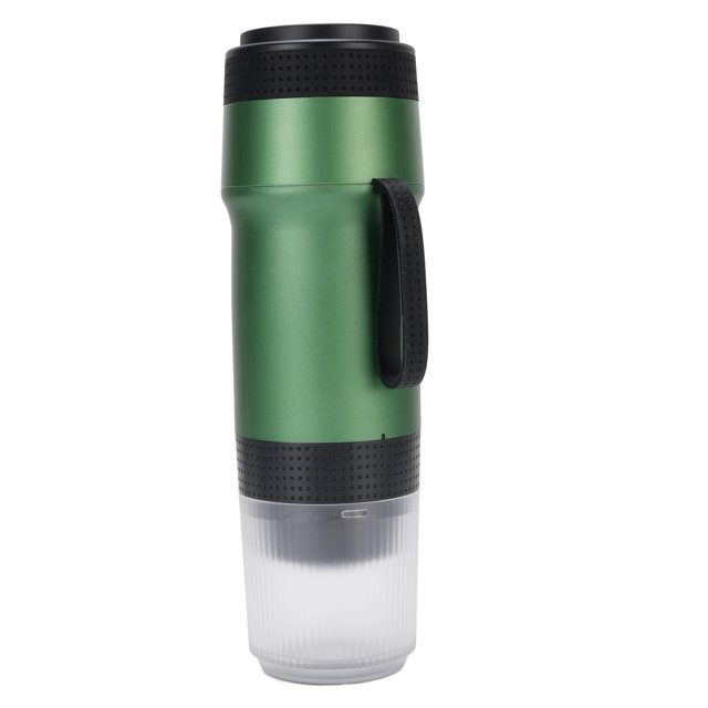 Multifunctional Portable Coffee Machine, 304 Stainless Steel Material Versatile Usage 3 in 1 Travel Coffee Maker for Camping Hiking RV OfficeWhite