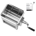 thumbnail image 1 of KFFKFF Manual Meat Mixer, 10L Fixed Tank Meat Processing Equipment(Mixing Max 10LBS for Meat), Stainless Steel Meat Mixer, Sausage Mixer Machine with Lid Handle Gear Reducer, 1 of 9