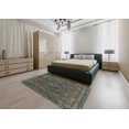 thumbnail image 4 of Ahgly Company Indoor Square Abstract Army Green Abstract Area Rugs, 7' Square, 4 of 6