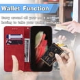 thumbnail image 2 of Case for Google Pixel 6 Pro Durable Magnetic PU Leather Card Holder Wallet Flip Cover, 2 of 5