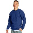 thumbnail image 1 of Hanes Chandail en Molleton EcoSmart pour Hommes, Lot de 2, S, Bleu Royal Foncé, 1 of 1