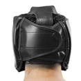 thumbnail image 2 of Head Guard Boxing Sparring Head Protector Mma Head Face Kickboxing Muay 58 to 66CM Black, 2 of 9