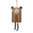 thumbnail image 2 of Animal Wind Chimes, Rustic Animal Wind Chimes Hanging Natural Resin Hand Made With Accessories For Gardens C Raccoon, 2 of 8