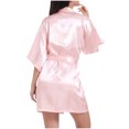 thumbnail image 4 of Sexy Underwear Women Color Ding Robe Bathrobe Color Light Summer Thin Sexy Short Cardigan Robe Plus Size Underwear, 4 of 4