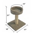 thumbnail image 2 of Wonder Sisal Scratch Post with Basket, 2 of 4