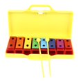 thumbnail image 1 of Xylophone pour Enfants, Meilleure Qualité d'Apprentissage Sonore Aluminium Plastique 8 Notes Piel Réglable avec Maillets pour Performance, 1 of 8
