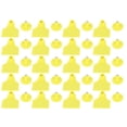 thumbnail image 2 of Ear Tag Ear Tag Yellow Pp 20 Set Livestock Identification Blank Ear Tag For Goats Sheep Cattle Cows Pigs Farm Supplies, 2 of 8
