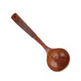 thumbnail image 2 of Long Handle Spoon, Glossy Edges Multifunctional Wooden Spoon Scratch Resistant With Hanging Hole For Food Stirring Type 1, 2 of 8