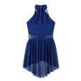 thumbnail image 3 of Yartina Robe de Danse Ballet Sans Manches pour Filles, Robe Justaucorps Moderne Contemporaine, Costume de Danse Bleu Marine 16, 3 of 7