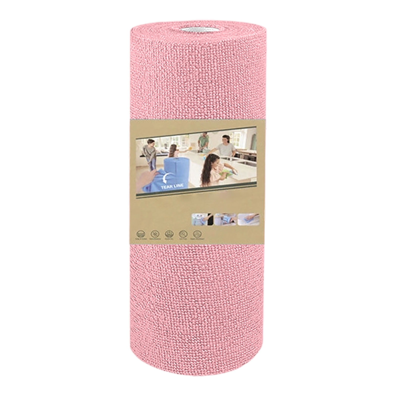 Microfiber Cleaning Cloths Roll 20 Pack Reusable Dish Towels Absorbent Drying Kitchen Cloths For Dry And Wet Use Tearable Reusable Paper Towels Alternative