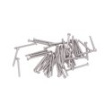 thumbnail image 4 of 50Pcs Cheese Head Slot Screw A2 70 Stainless Steel Flat Screw Machinery M3 Screws Set, 4 of 7