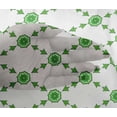 thumbnail image 5 of oneOone Viscose Chiffon Green Fabric Block Sewing Material Print Fabric By The Yard 42 Inch Wide, 5 of 5
