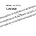 thumbnail image 1 of Collier en Métal simple Mode Non-mainstream Adapté pour Garçons et Filles, 1 of 4