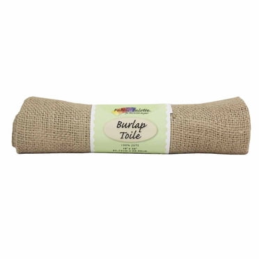 FABRIC CREATIONS Natural Burlap Fabric, 18x24 - Burlap
