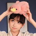 thumbnail image 4 of Pink Duck Plush Toy Cute Stuffed Animal Soft Doll For Kids Present, 4 of 6