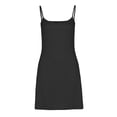thumbnail image 2 of Women's Full Slip Basic Non-Adjustable Spaghetti Strap Lingerie - Under Dress Nightwear for All Occasions, 2 of 4