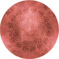 thumbnail image 1 of Ahgly Company Tapis d'Intérieur Lavable en Machine Carré Rouge Lave, 3 Pieds Carré, 1 of 7
