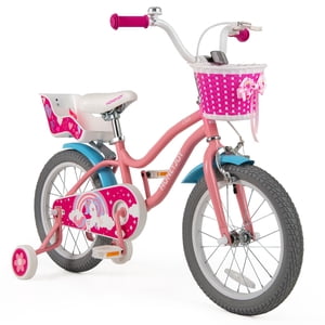 Costway 16" Vélo d'entraînement pour enfants avec frein à poignée avant pour les enfants de 3-9 ans