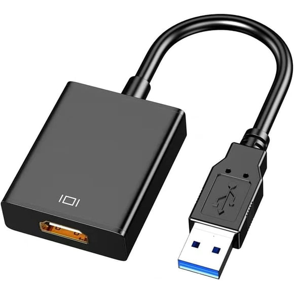 USB to HDMI Adapter,USB 3.0/2.0 to HDMI Cable Multi-Display Video Converter- PC Laptop Windows 7 8 10,Desktop, Laptop, PC, Monitor, Projector, HDTV.[Not Support Chromebook]