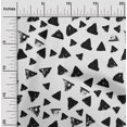 thumbnail image 2 of oneOone Polyester Spandex Black Fabric Geometric Sewing Craft Projects Fabric Prints By Yard 56 Inch Wide, 2 of 4