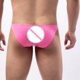 thumbnail image 4 of EOYWHK Ice Silk Underwear for Men Soft Stretch Brief Open Crochet Garters Low Rise Seamless Underwear with Pouch, 4 of 4