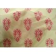 thumbnail image 4 of oneOone Cotton Silk Fabric Floral Block Printed Craft Fabric BTY 42 Inch Wide, 4 of 4