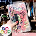 thumbnail image 1 of LSLJS Colorful Medium Rubber High Elasticity Hair Band Kids Girls Toddlers 100Pcs/Set, Kids Hair Band, 1 of 2