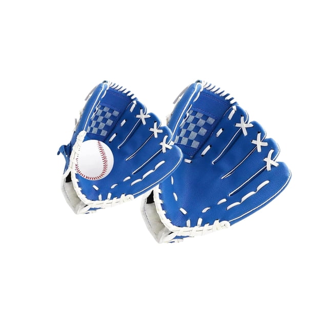 tamizeot Baseball Catcher Gloves Mitts Batting Sports Pitcher Baseball Gloves Infield Blue