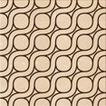 thumbnail image 1 of Ahgly Company Tapis d'Intérieur Lavables en Machine, Carrés Transitionnels, Marron Clair, 4' Carré, 1 of 7