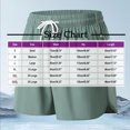thumbnail image 3 of Styesk Mens Shorts Men Leisure Fashion Solid Color Loose And Comfortable Motion Straight-leg Work Clothes Shorts, 3 of 9