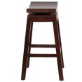 thumbnail image 2 of Flash Furniture 30" Saddle Seat Bar Stool in Light Cherry, 2 of 4