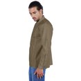 thumbnail image 4 of Atasi Chemise Henley Indienne pour Homme à Manches Longues, Décontractée, Col Mandarin, Courte Kurta, 4 of 7