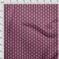thumbnail image 4 of oneOone Polyester Spandex Magenta Fabric Asian Block Print Craft Projects Decor Fabric Printed By The Yard 56 Inch Wide, 4 of 4