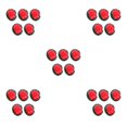thumbnail image 1 of Wweixi 5pcs/set Artificial Lotus Realistic Appearance Easy To Clean Long-lasting bright red 5Set, 1 of 6