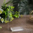 thumbnail image 4 of MesaSe 25Pcs Acrylic Stands Place Card Holders Table Number Stands Desktop Clear Card Display Stand Transparent Acrylic Sign Holders for Wedding Photos Office Menu Meeting, 4 of 9