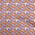 thumbnail image 1 of oneOone Polyester Spandex Tissu Orange Abstractions Matière de Robe Tissu Imprimé Tissu au Mètre 56 Pouces de Large, 1 of 5