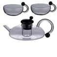 thumbnail image 2 of TIMIFIS A Kettle Heated Teapot High Borosilicate Glass Rats Tail Pot +2 Rats Tail Cups Kitchen Appliances, 2 of 7